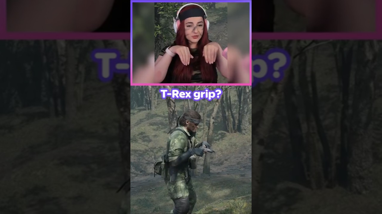 Kojima what is this? 💀 T-Rex grip??