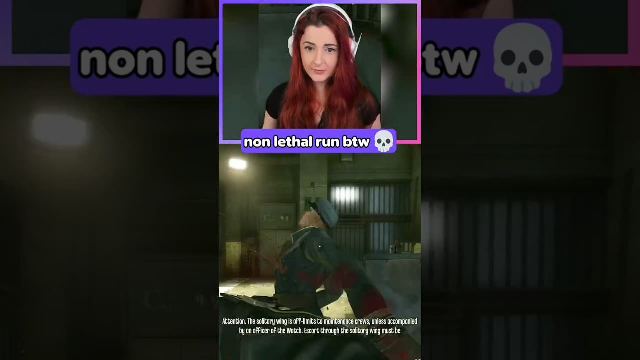 first time non lethal run in dishonored 😭