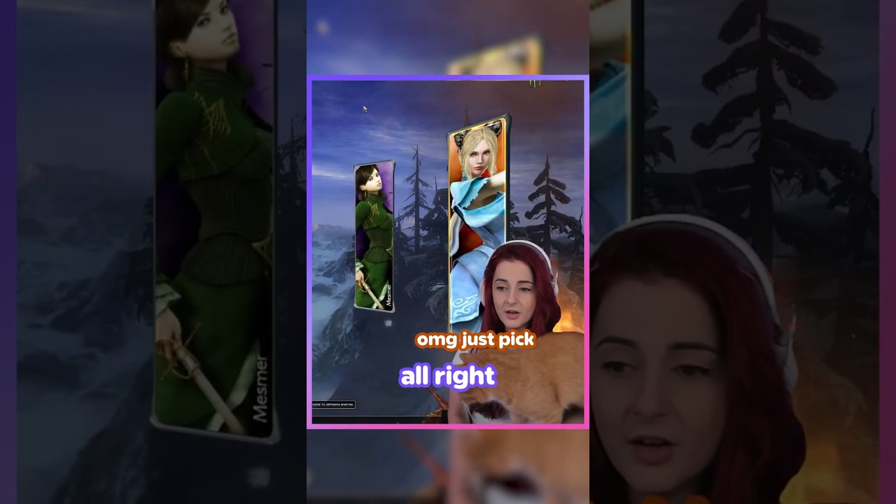 my CAT picked my guild wars class for me 😹