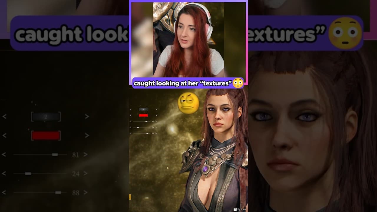 😳 caught looking at "textures" in mistfall hunter